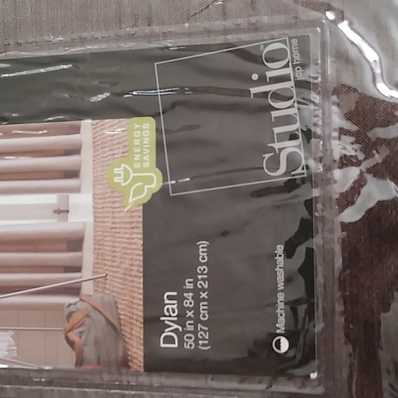 2 Grommet Panels Mocha 50 in x 84 in, Studio JCP Home - Picture 4 of 16